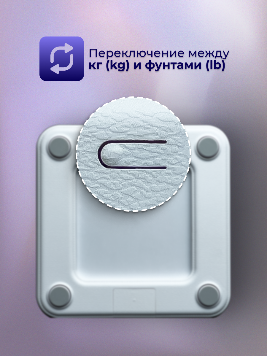 Электронные весы EVMEDIX 180 кг с Bluetooth белые - фото 12