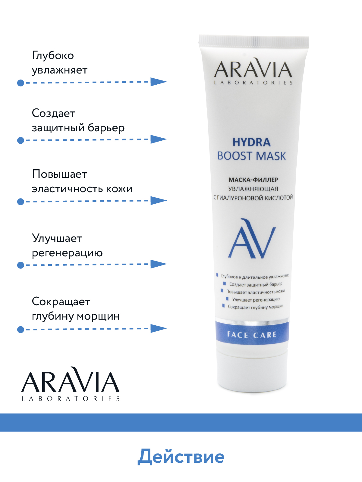 Маска ARAVIA Laboratories Hydra Boost 100 мл - фото 4