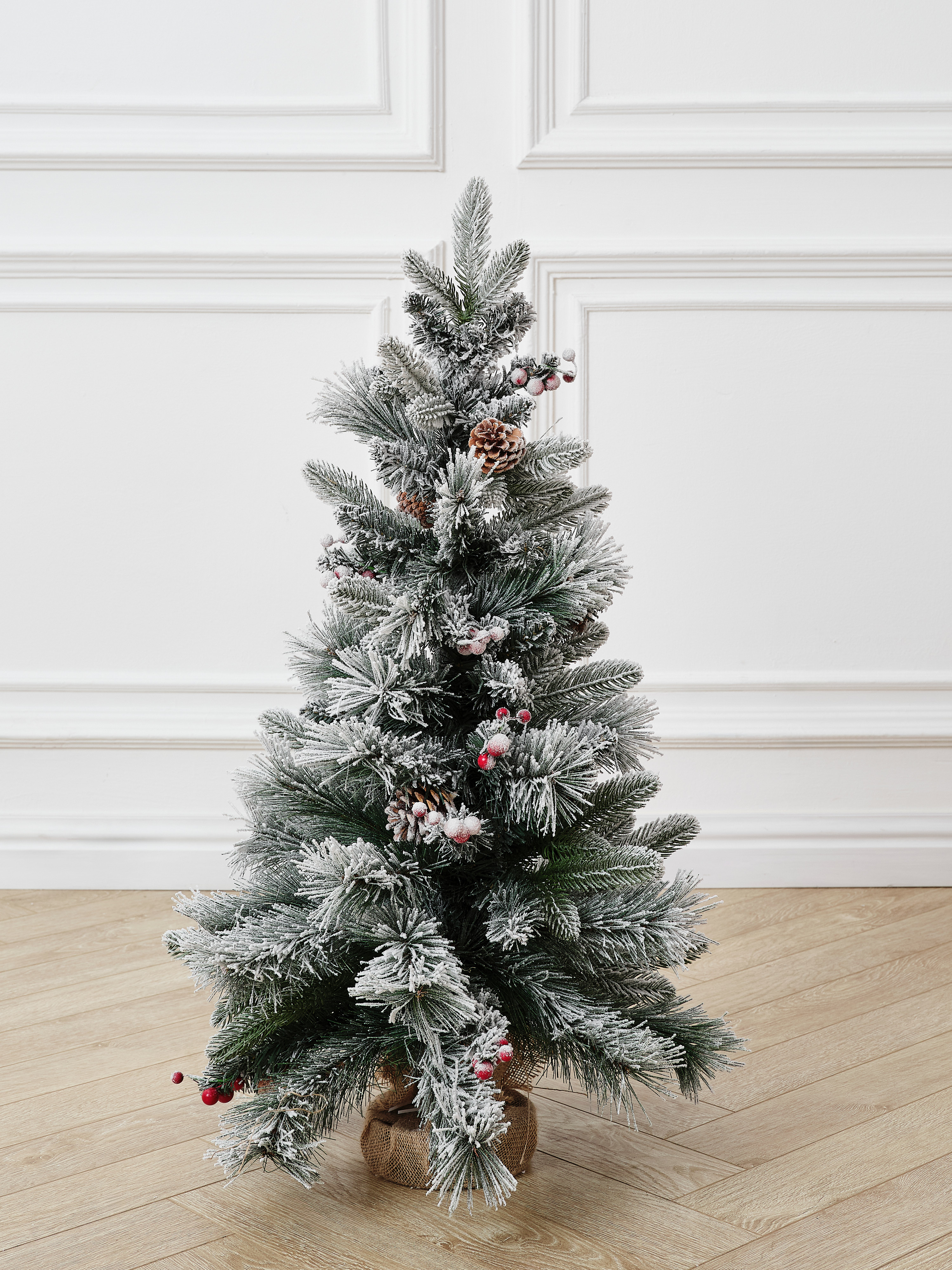 Елка искусственная BINOSHE настольная Ryabina заснеженная 90 см - фото 3