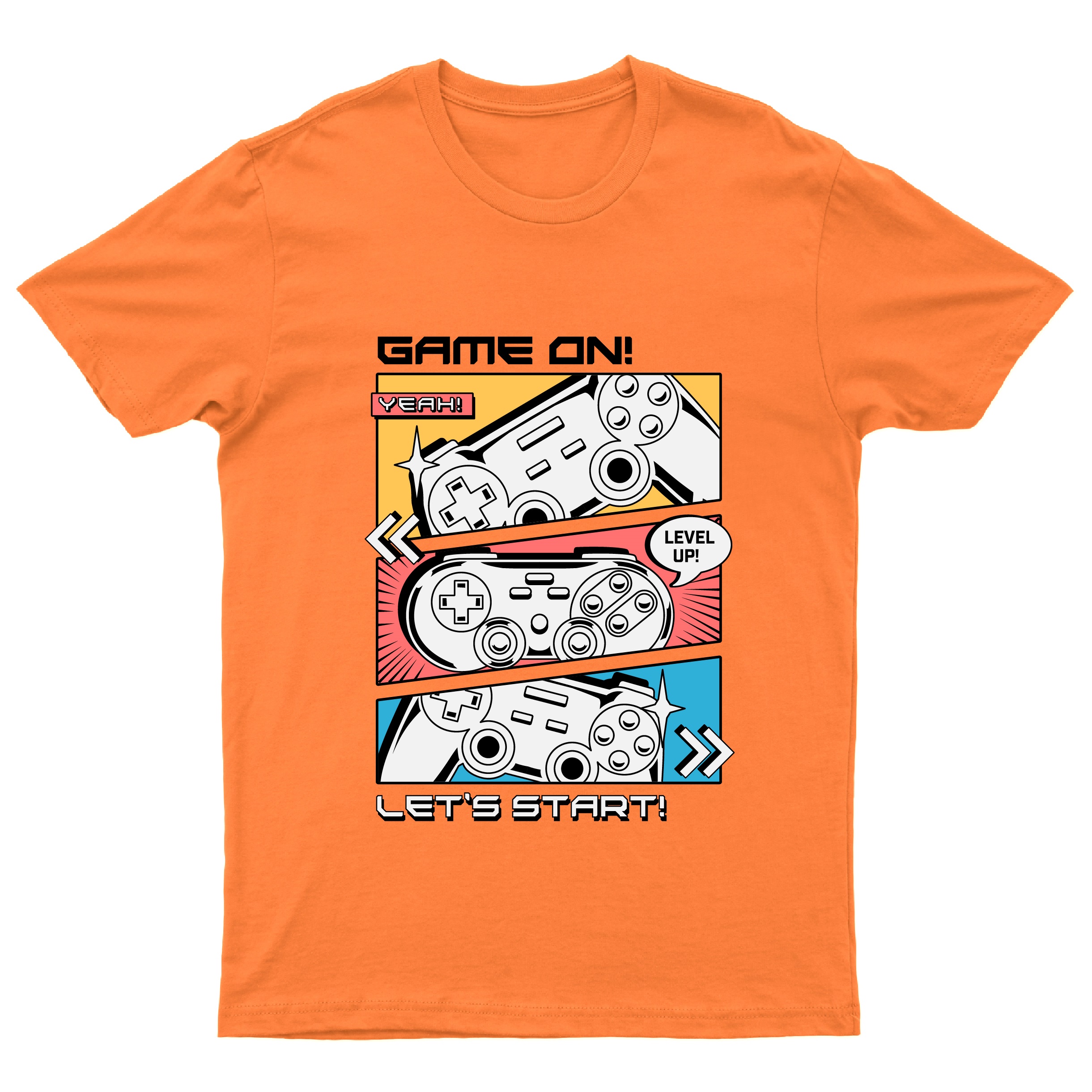Футболка UZCOTTON Print-F-K-Basic/Teen1-Оранжевый - фото 2