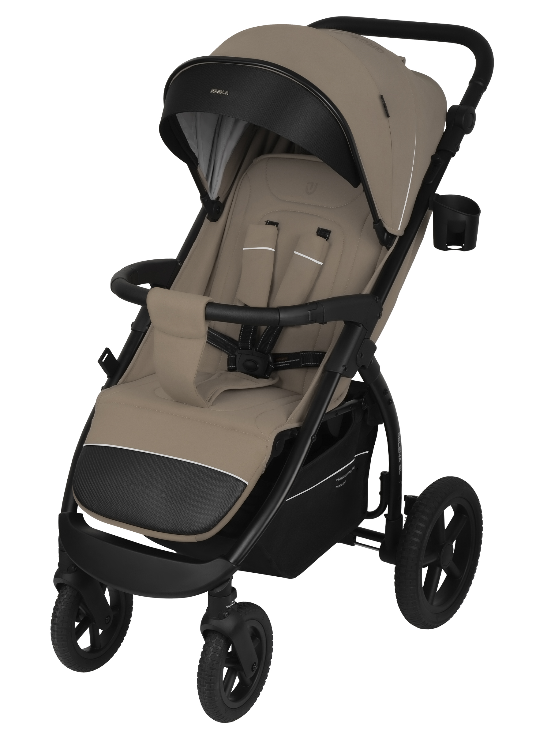 Изображение товара Детская прогулочная коляска Jovola Selena SL всесезонная с регулируемой амортизацией