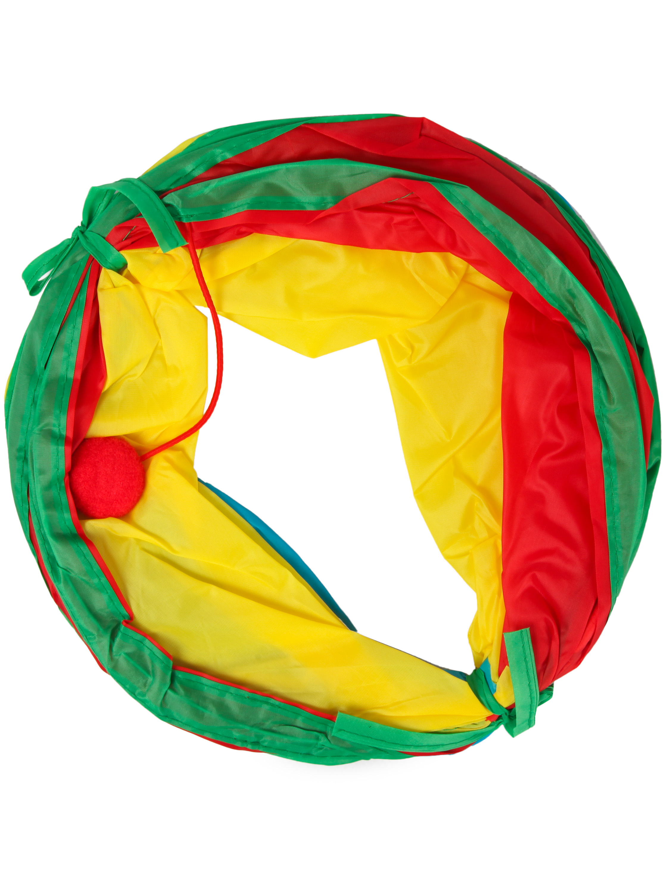 Игрушка для кошек Barbaks Тоннель разноцветный 50*25см - фото 6