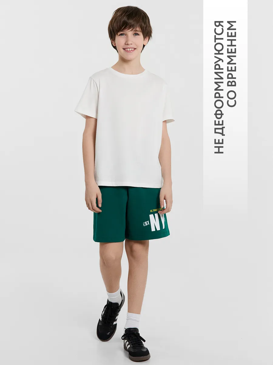 Шорты Mark Formelle (Марк Формэль) 133350/зеленый +печать1 - фото 3