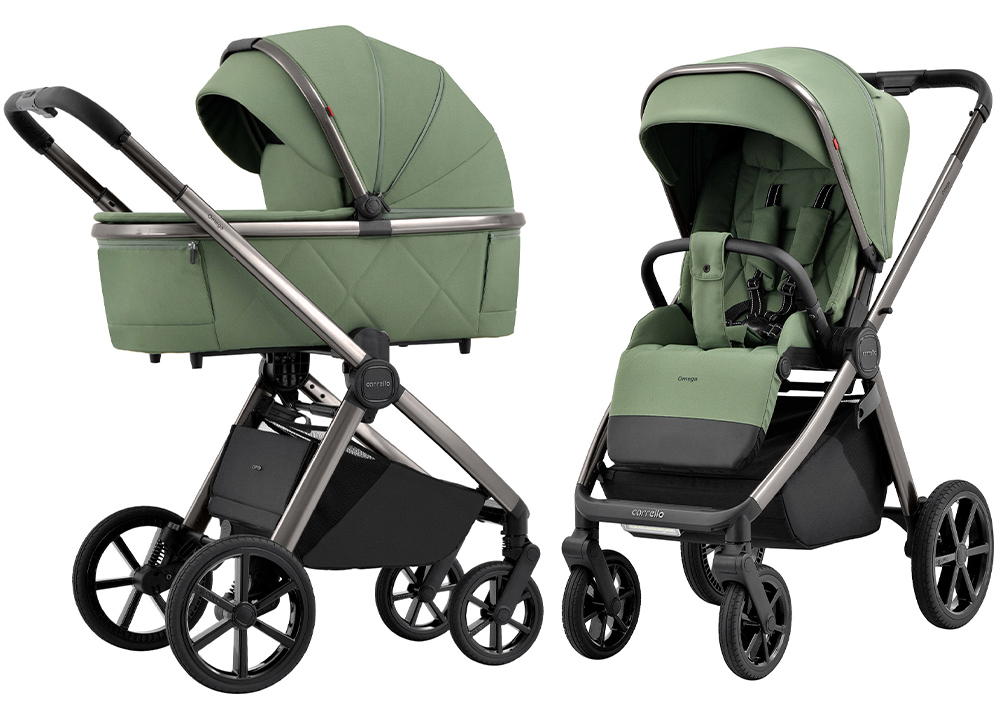 Коляска 2в1 Carrello Omega CRL-6530/1 зеленый - фото 1