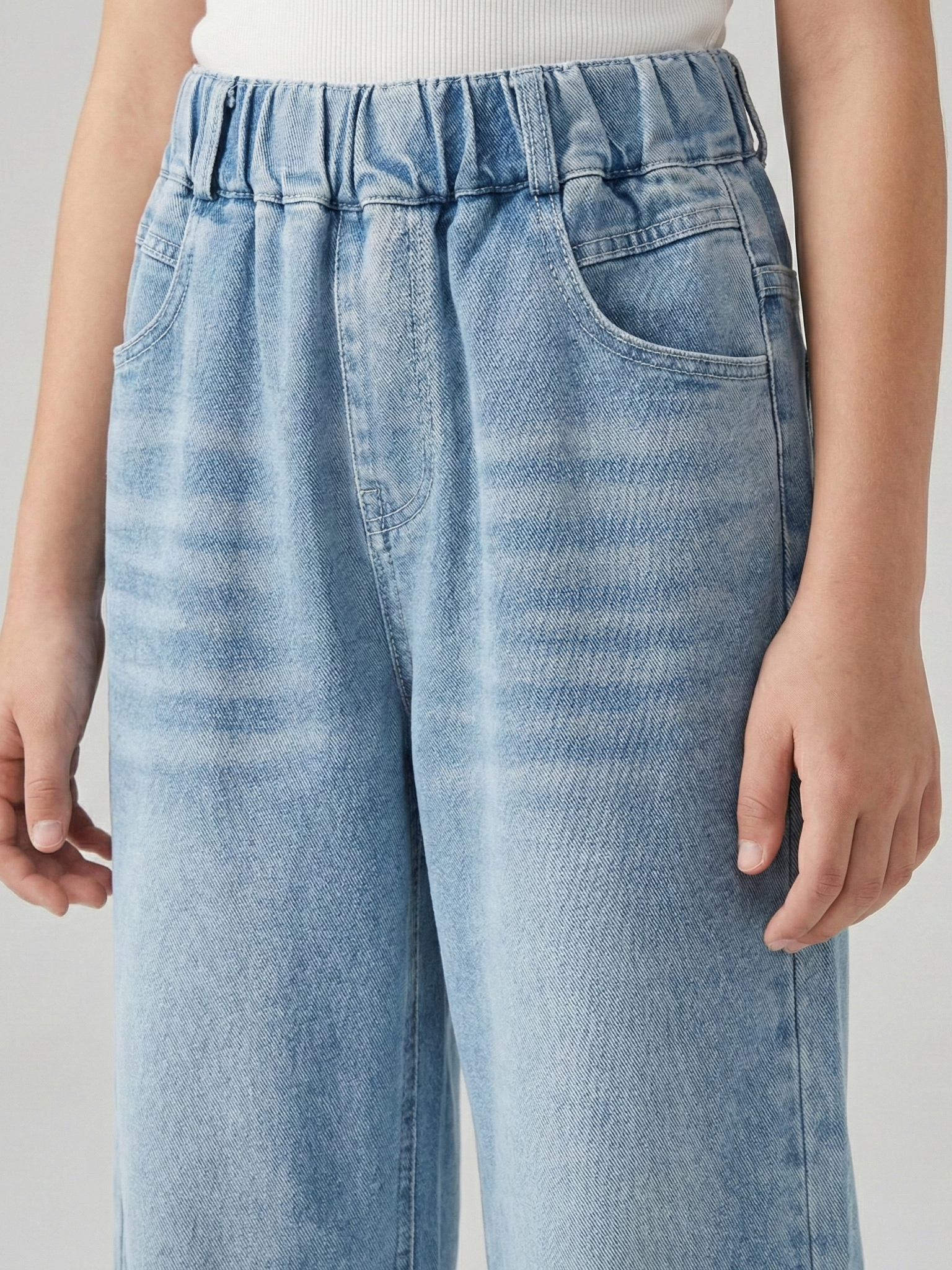 Джинсы-трубы СИНИЙ МИР R124-IL - фото 8