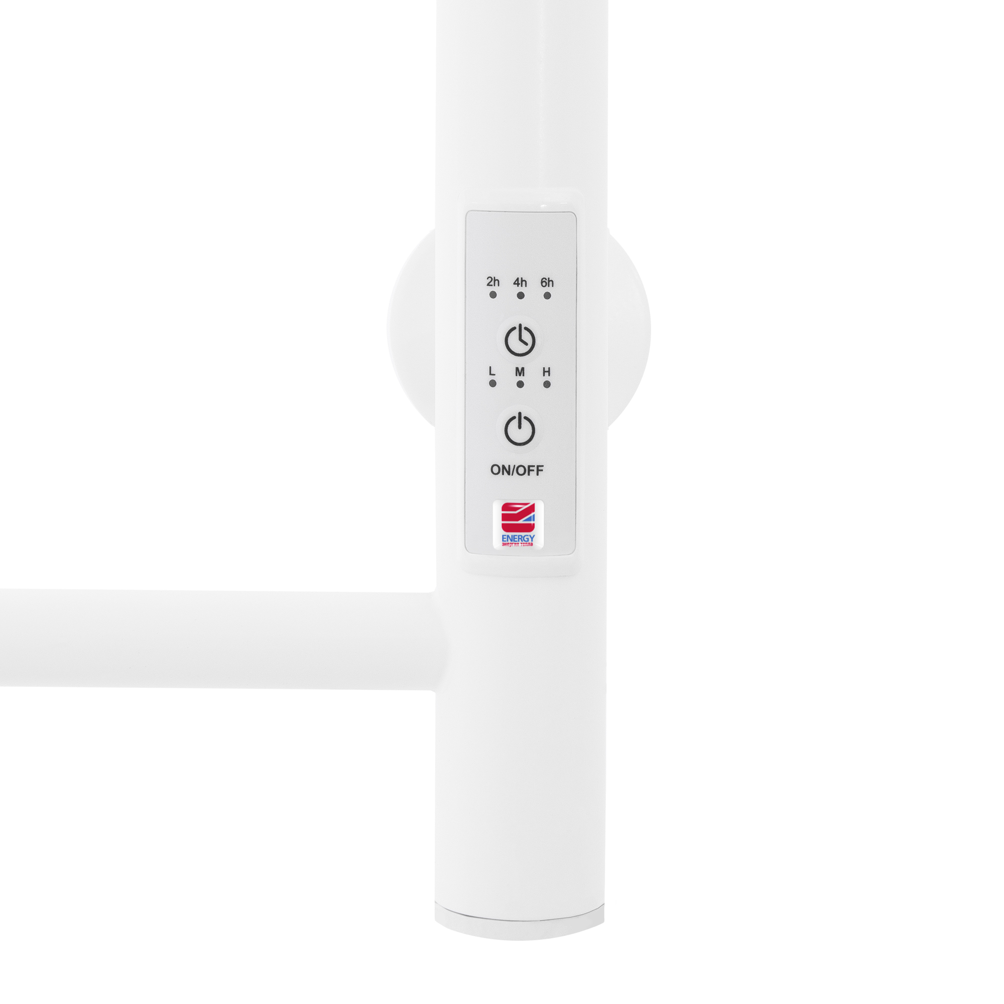 Полотенцесушитель электрический Energy ROUND 900x400 белый - фото 5