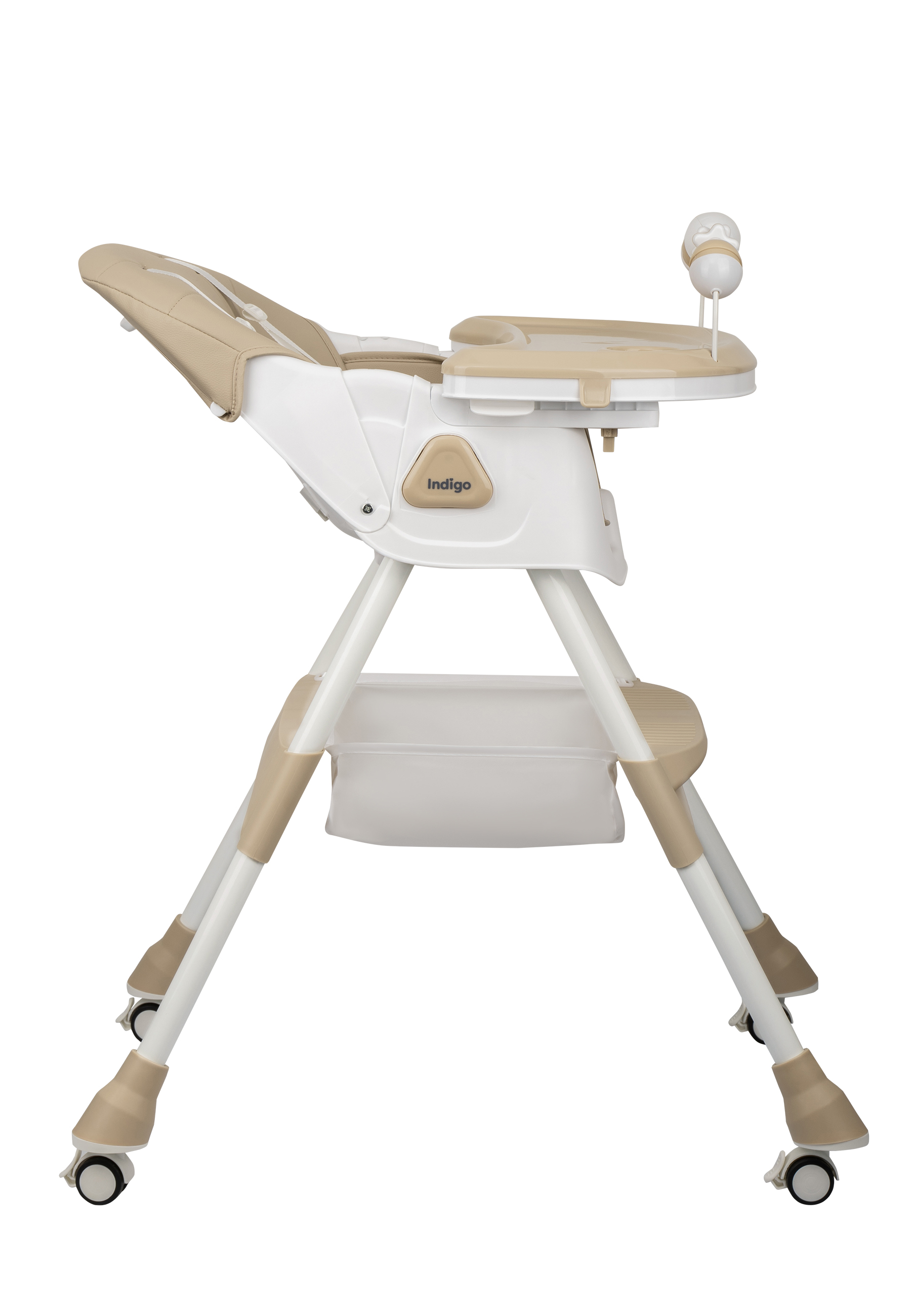 Стульчик для кормления Indigo Corn Flex бежевый - фото 9