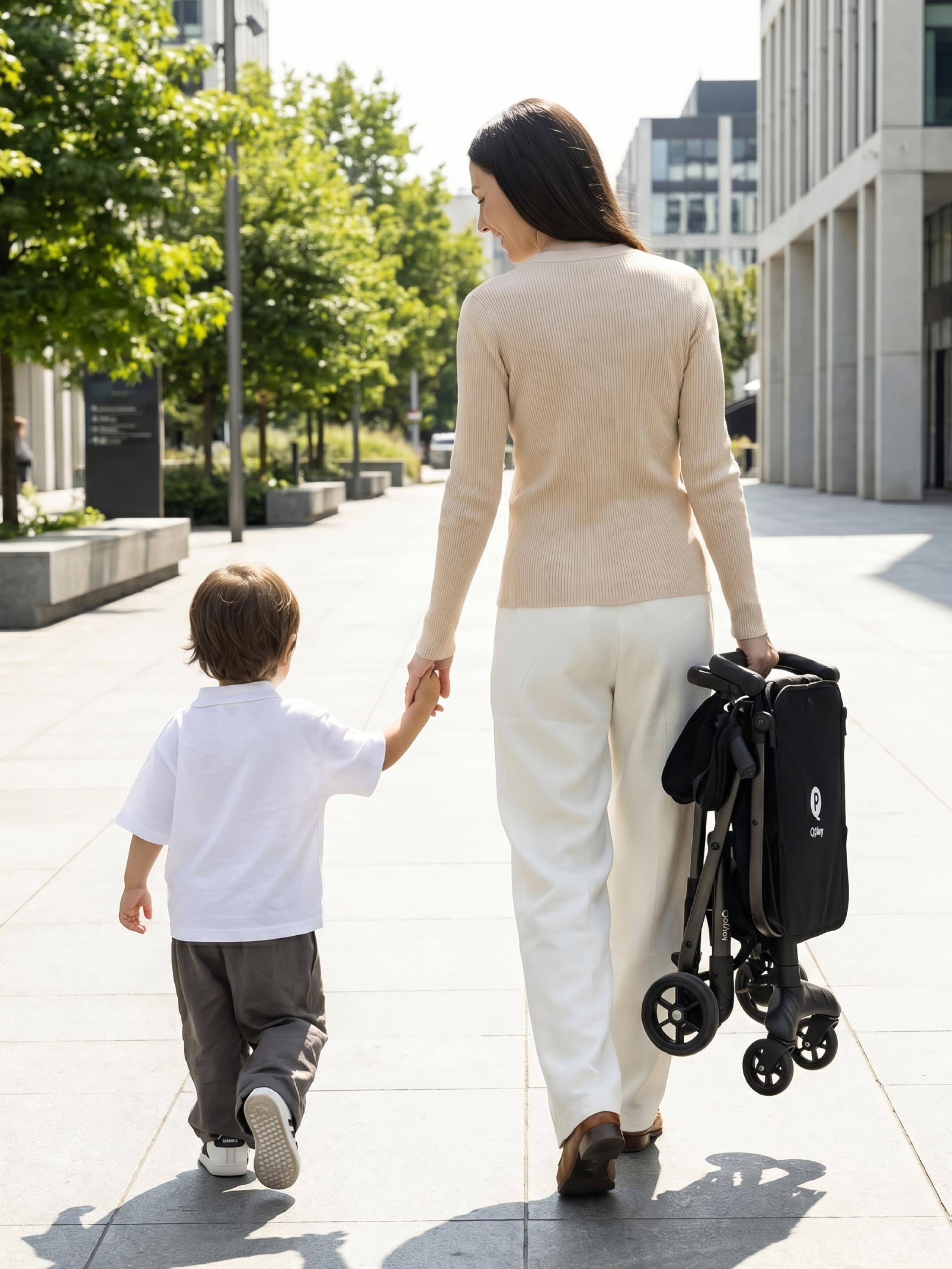 Коляска прогулочная QPLAY Т18 черный - фото 10