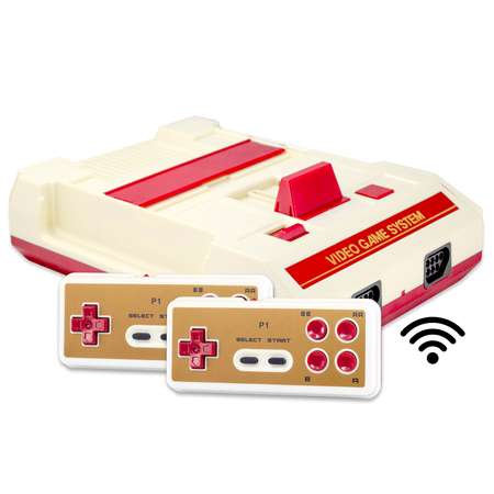 Игровая приставка для детей Retro Genesis 8 Bit Wireless + 300 игр / AV кабель / 2 беспроводных джойстика