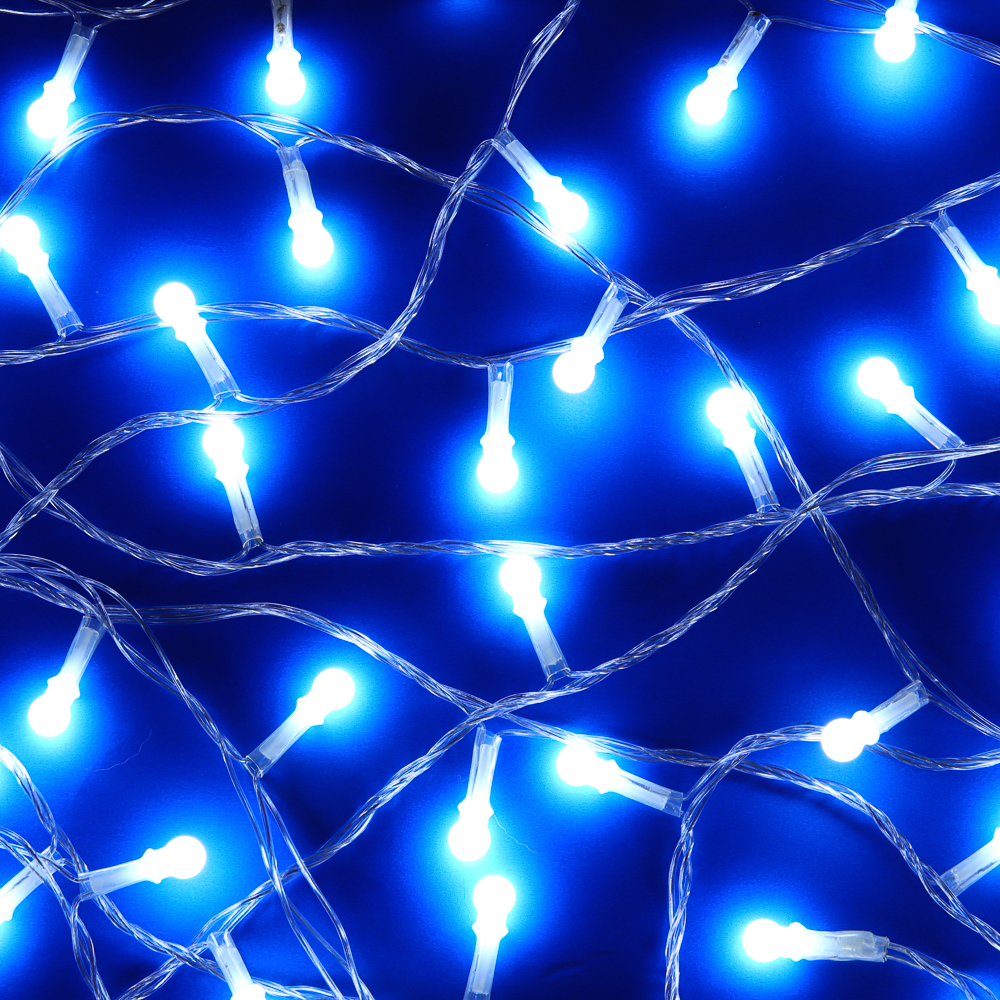 Светодиодная гирлянда Сноубум Вьюн 10 метров 100LED 8 режимов - фото 1