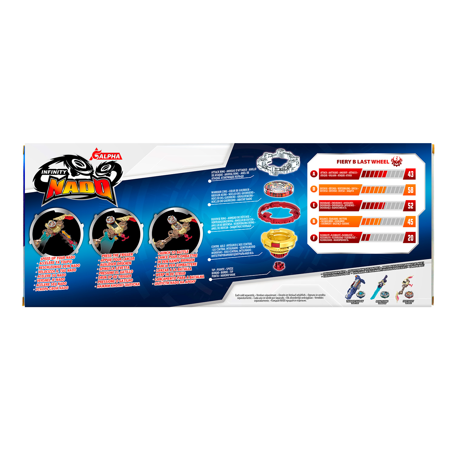 Игровой набор Infinity Nado Fiery Blast Wheel - фото 4