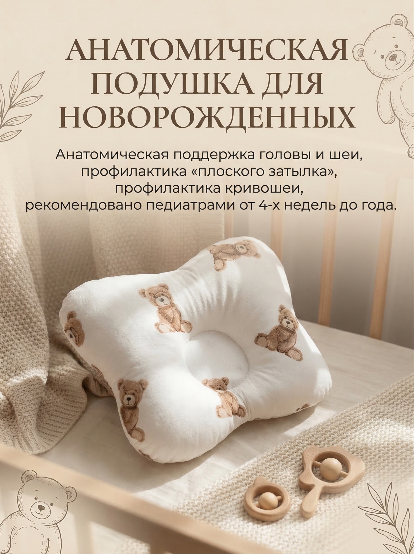 Одеяло Bambini Love хлопок 73 x 88 см - фото 8