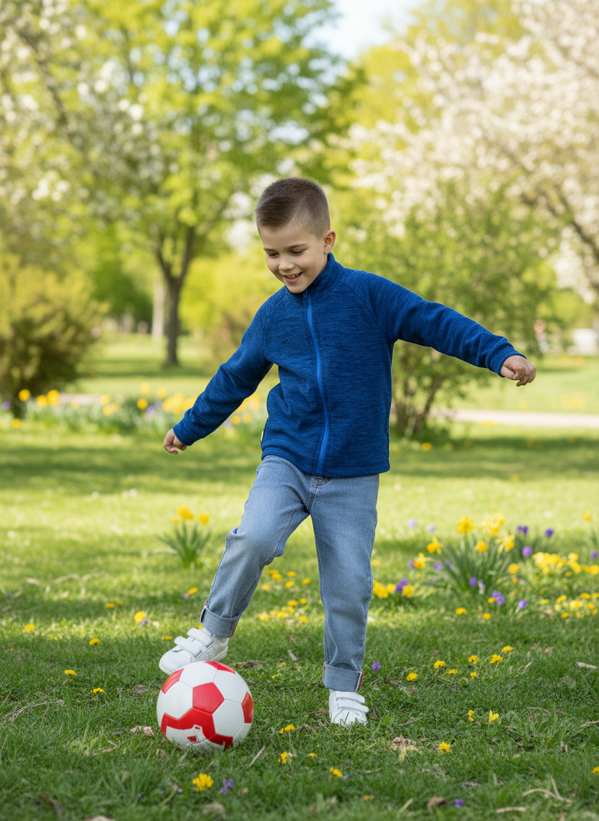 Толстовка Утенок 689/1кт василек - фото 3