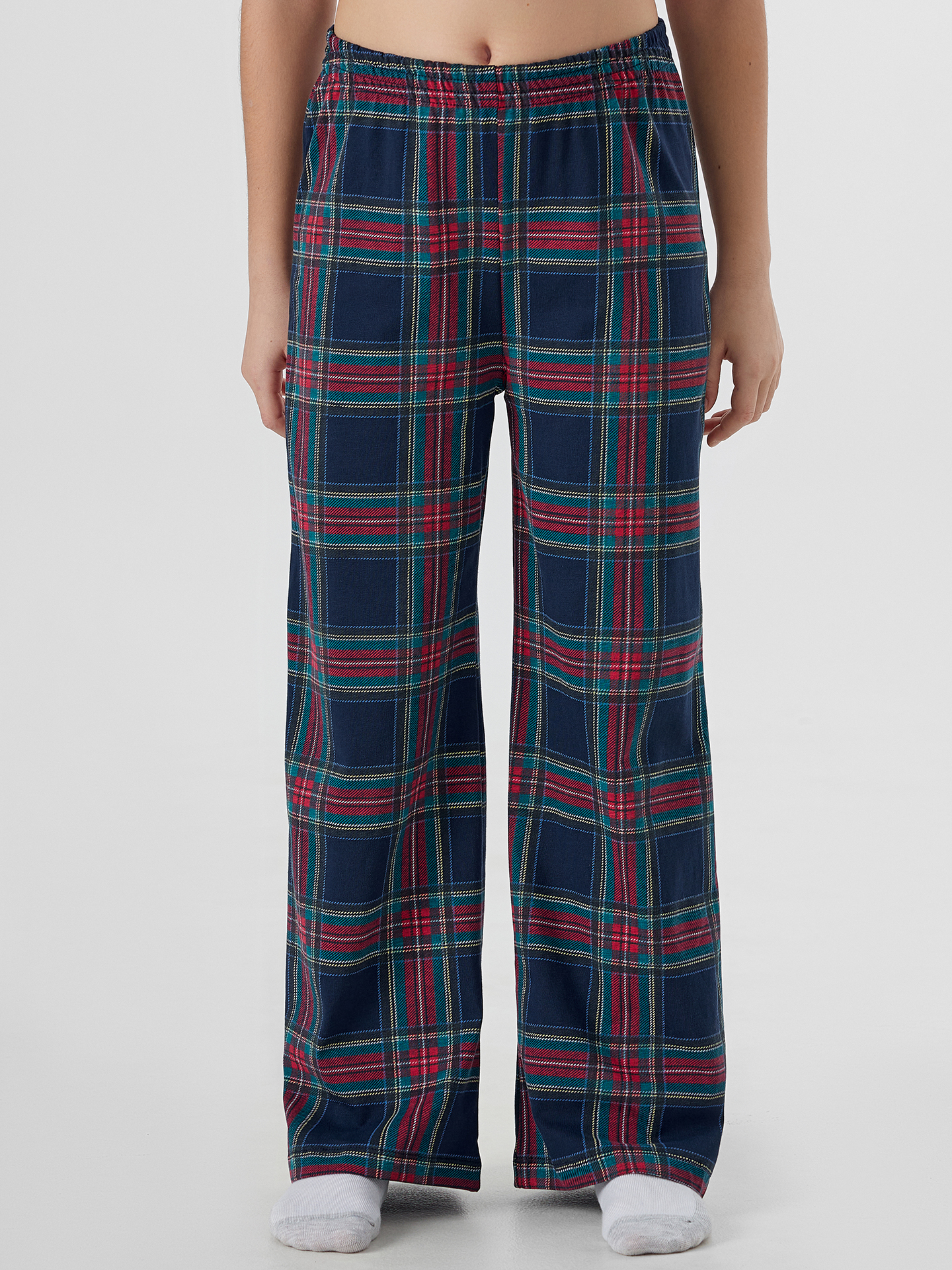 Футболка и брюки Mark Formelle (Марк Формэль) 567760/красный +клетка на т.синем - фото 6