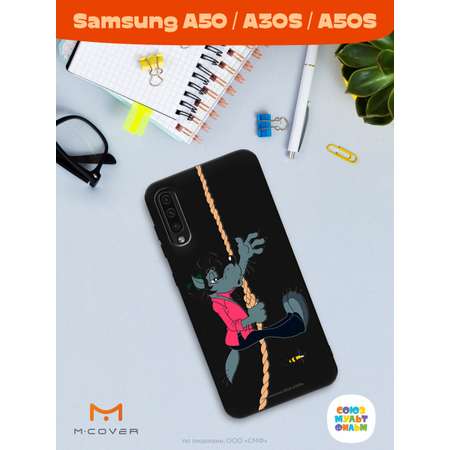 Силиконовый чехол Mcover для смартфона Samsung A50 A30S A50S Союзмультфильм Полет волка