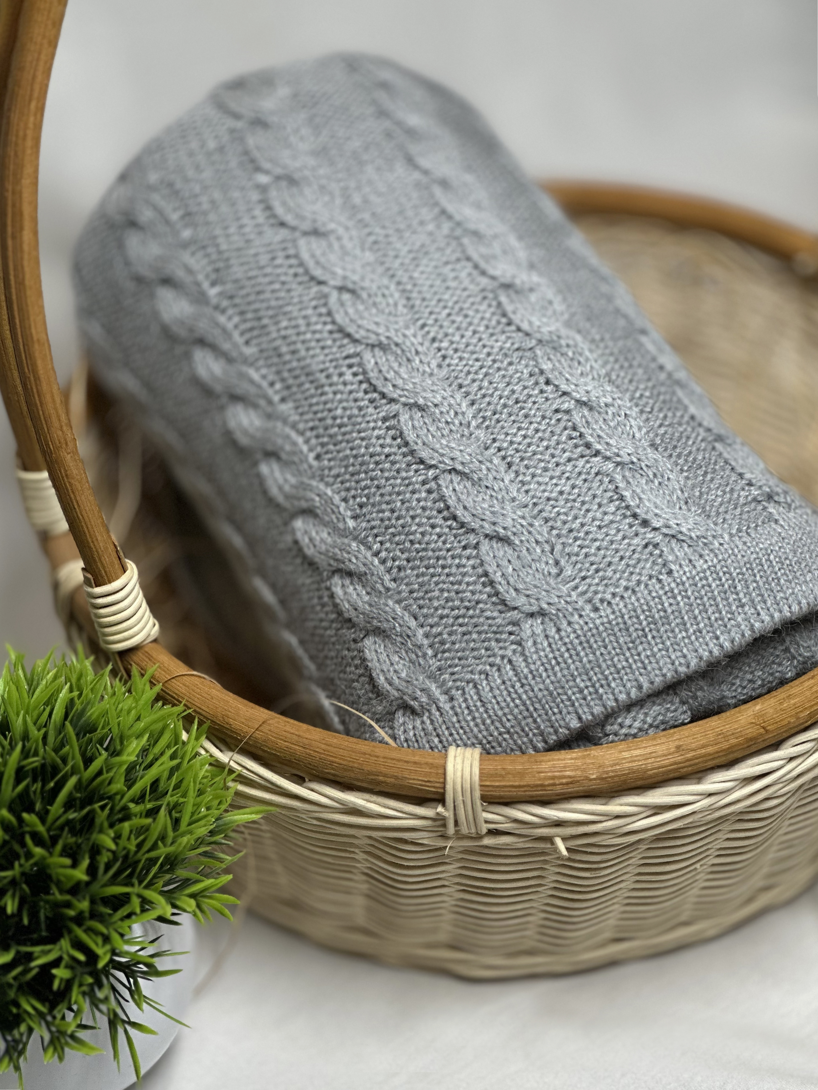 Плед RinaAmari 100 x 100 см шерсть - фото 4