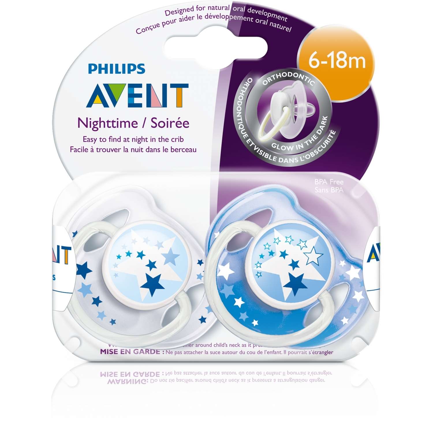 Пустышка Philips Avent от 6 мес. 2 шт. - фото 4