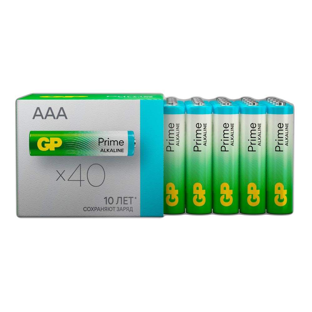 Набор батареек GP AAA LR03 40шт. щелочные 24A-B40 - фото 9