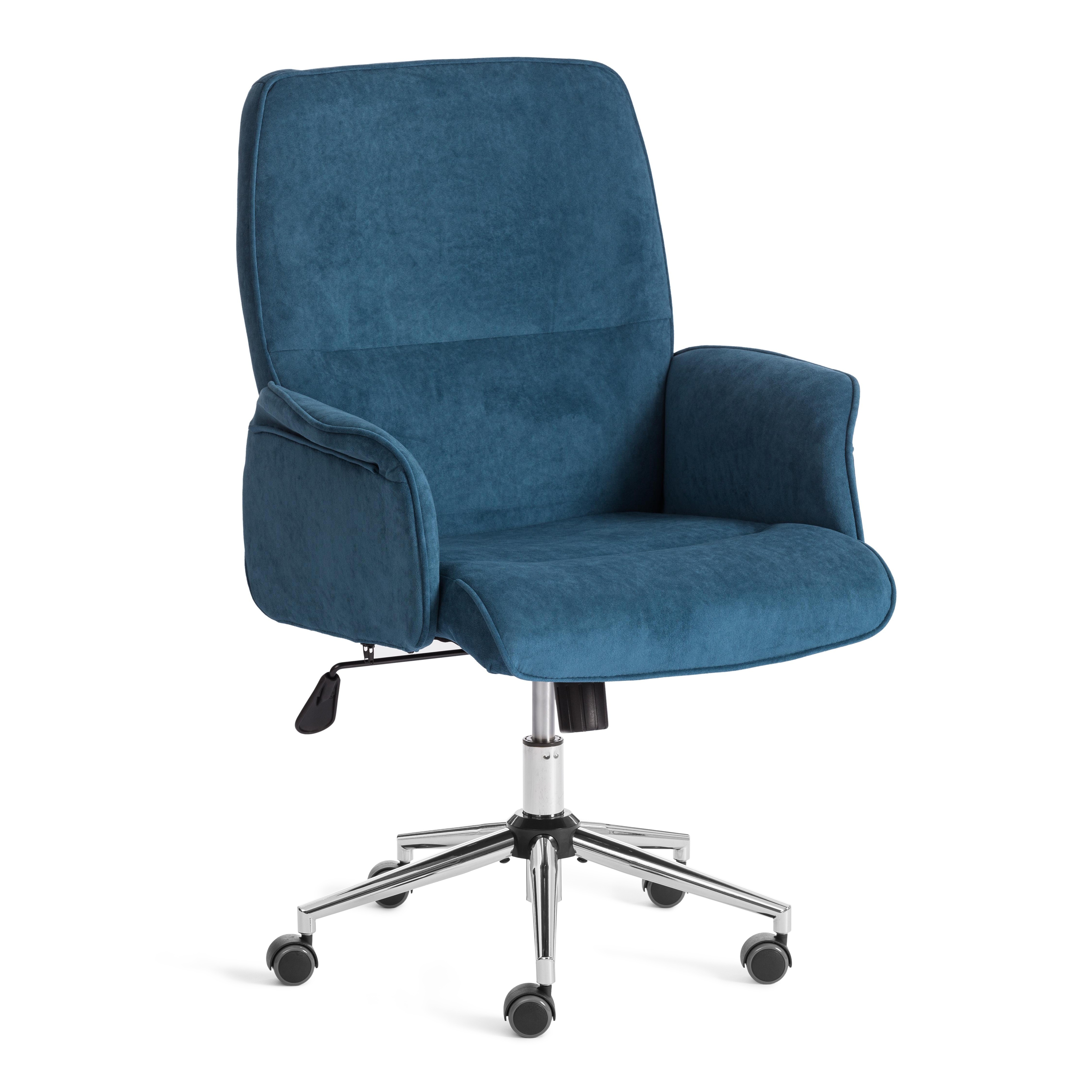 Компьютерное кресло TETCHAIR Йорк флок синий - фото 2