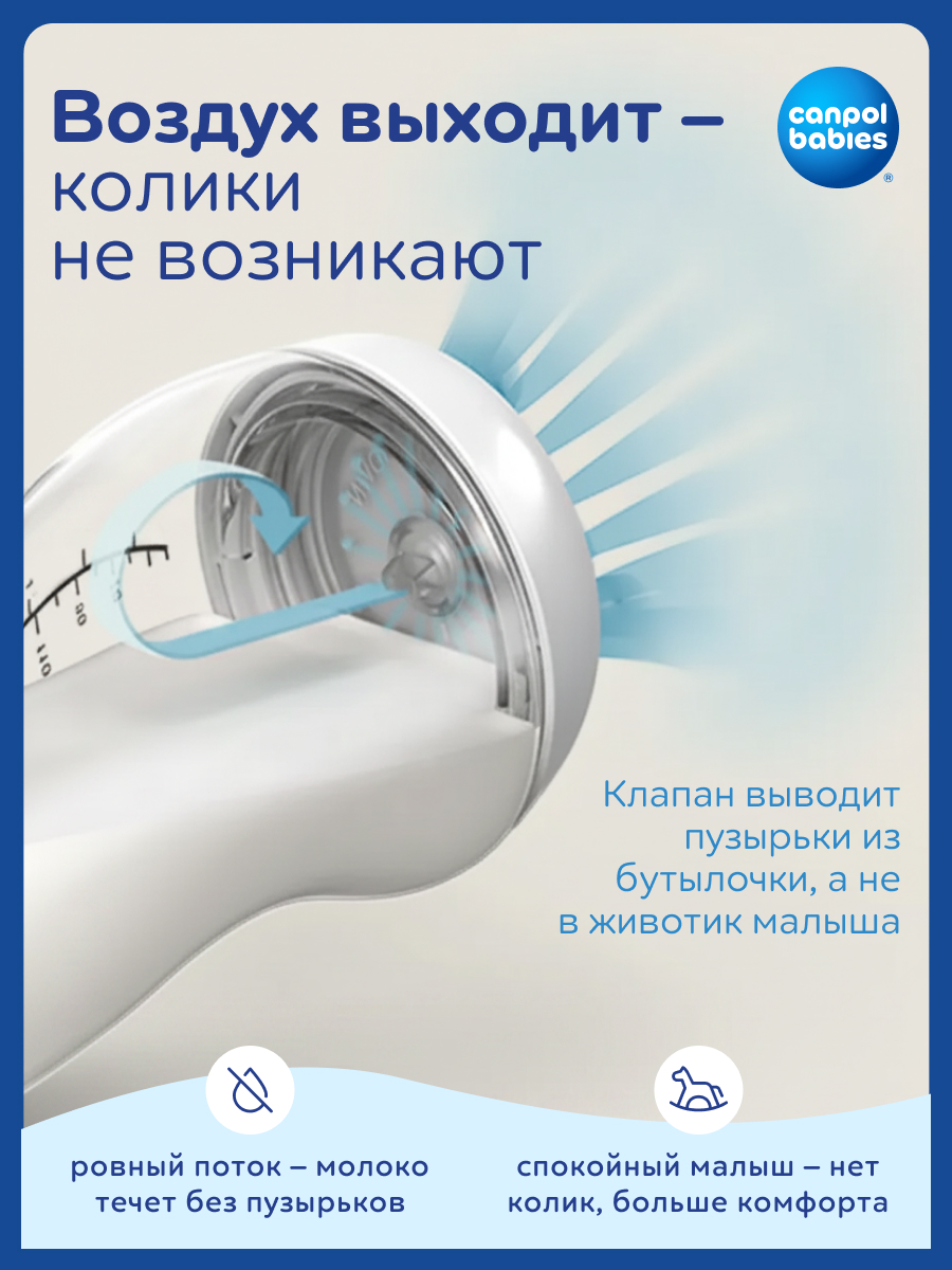 Бутылочка Canpol Babies 310 мл - фото 4