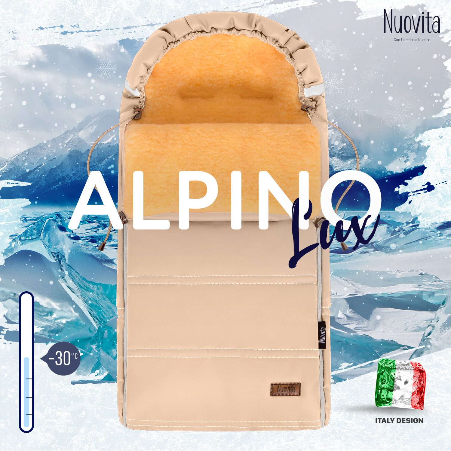 Конверт в коляску Nuovita Alpino Lux Pesco - фото 4
