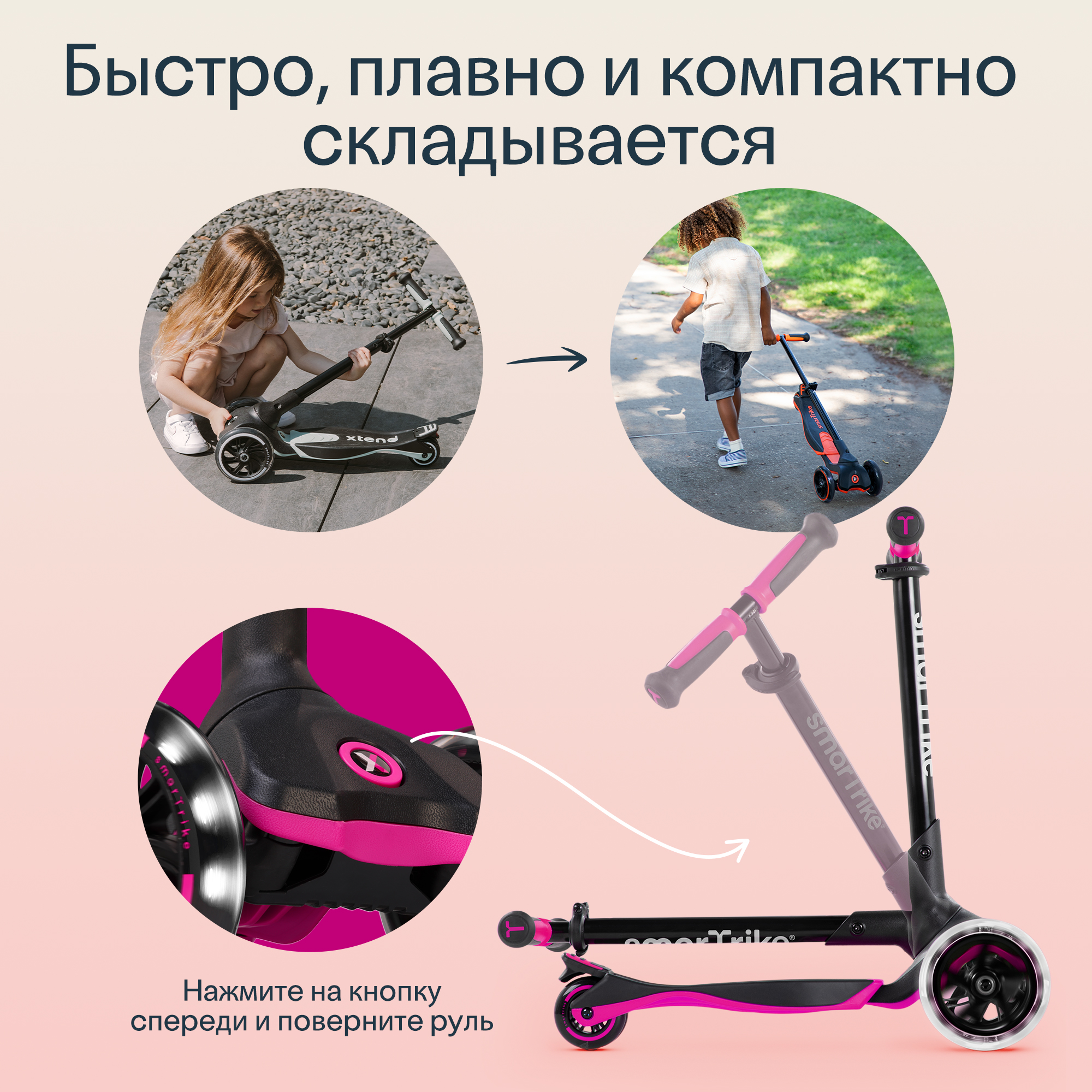 Самокат SmarTrike трехколесный - фото 9