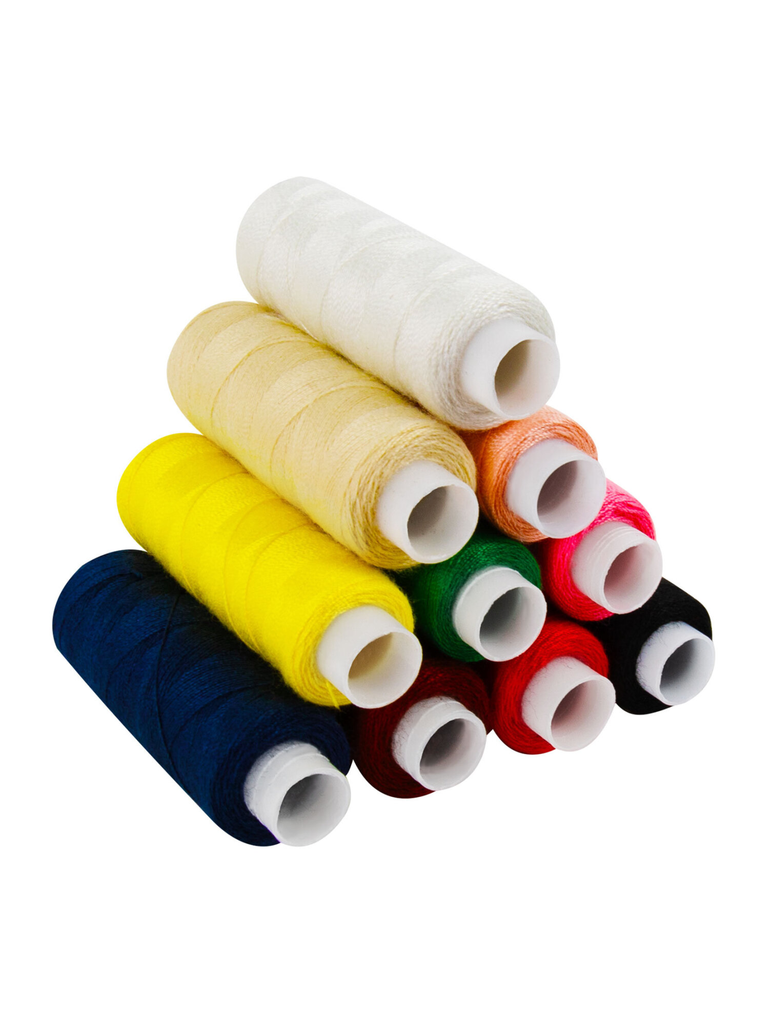 Нитки для шитья Develia армированные 45ЛЛ 120 м швейный набор 11 цветов - фото 12