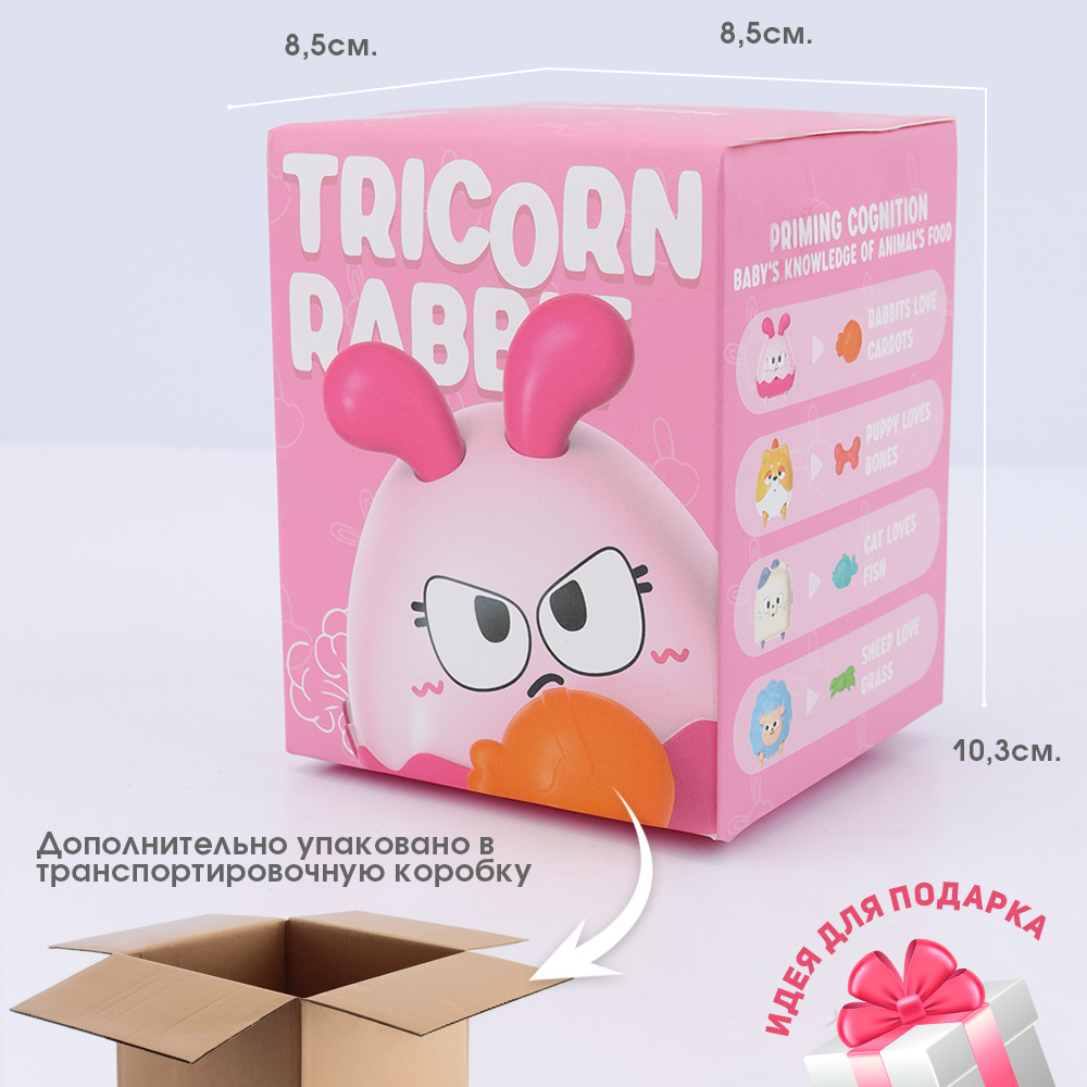 Игрушка TIPTOPOLIS Кролик с морковкой - фото 6