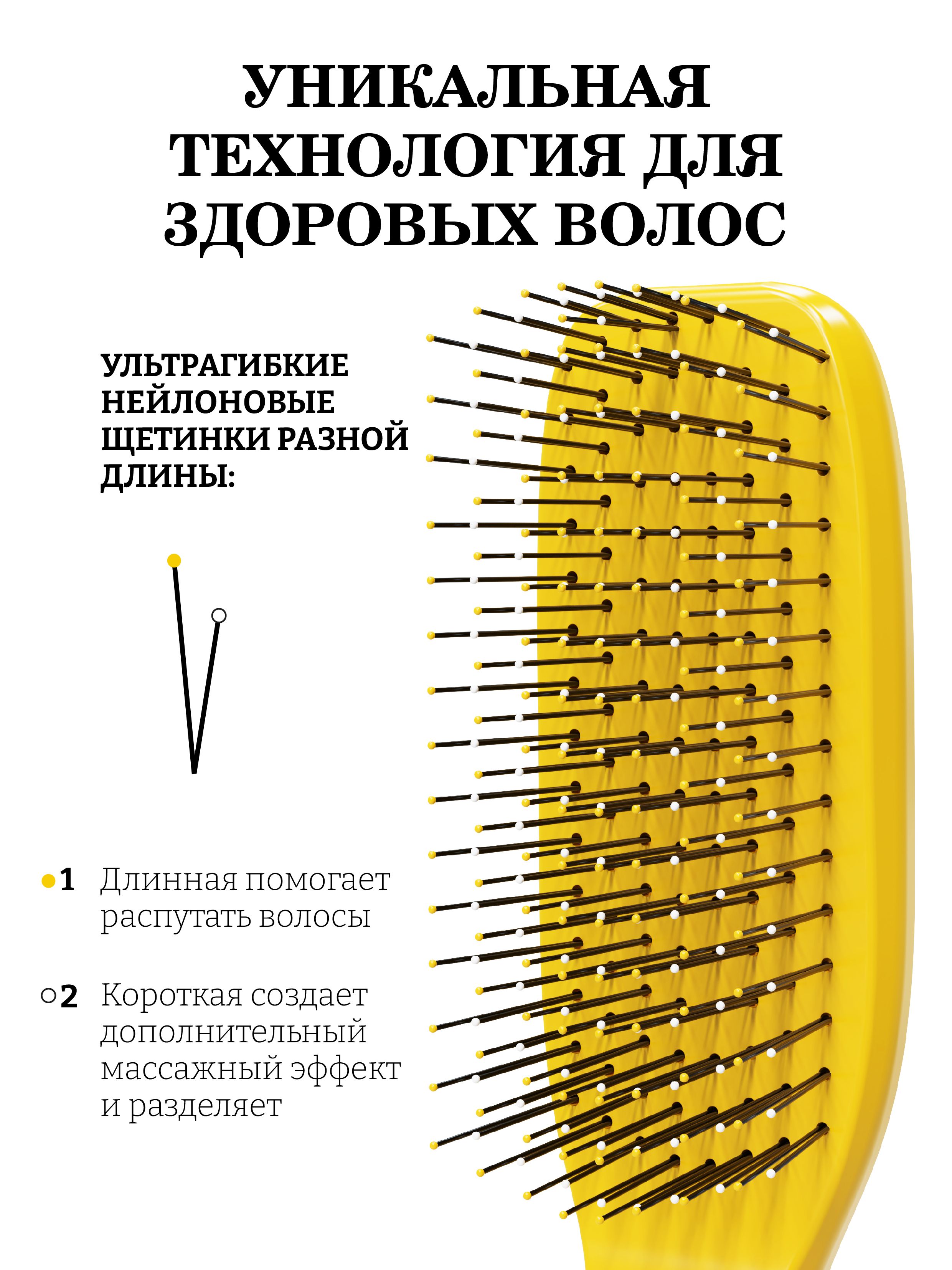Массажная расческа I LOVE MY HAIR - фото 2