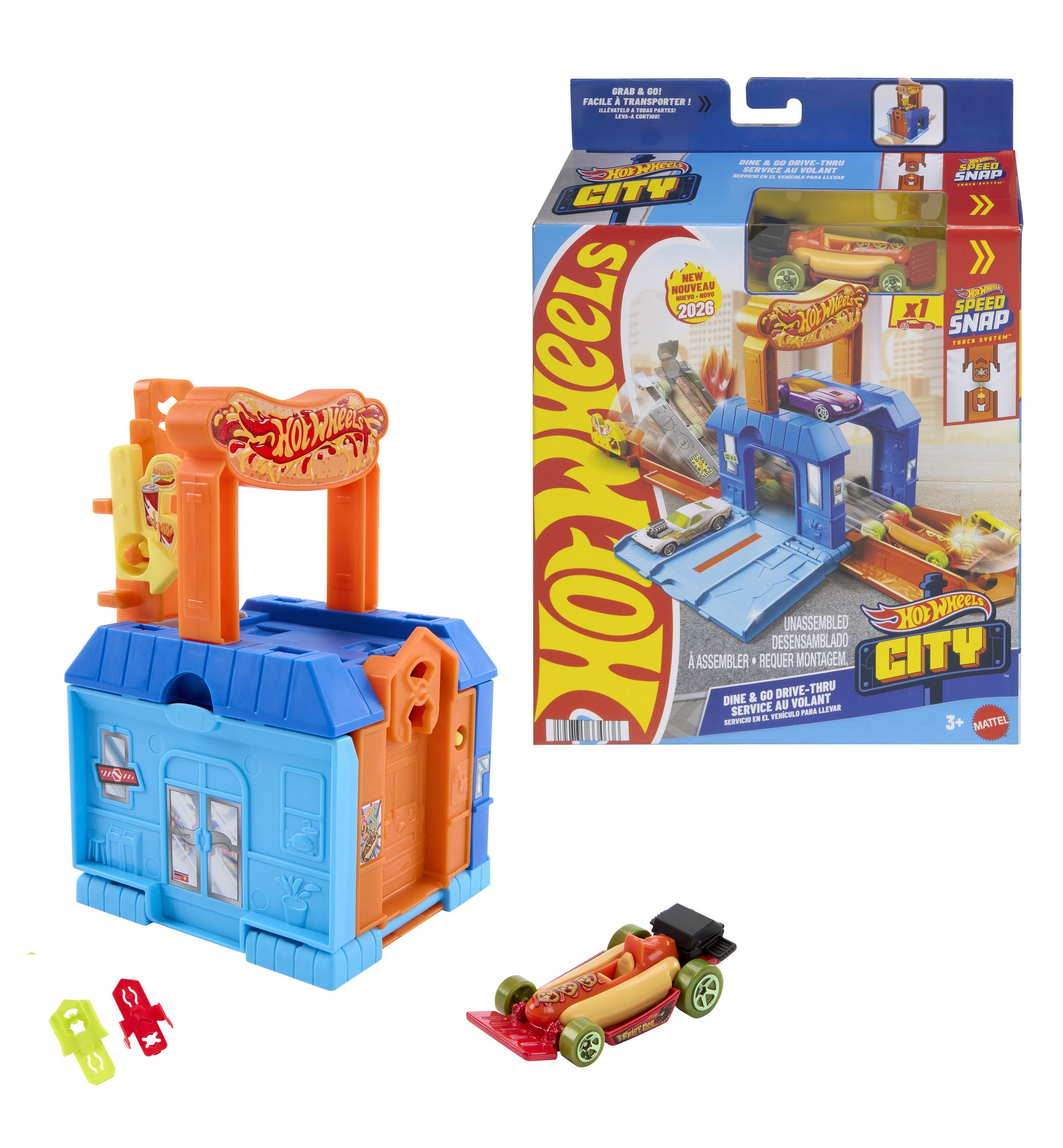 Игровой набор Hot Wheels Играй и храни JHL43 - фото 1