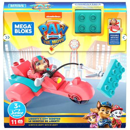 Конструктор Mega Bloks Щенячий патруль Скутер Либерти блочный
