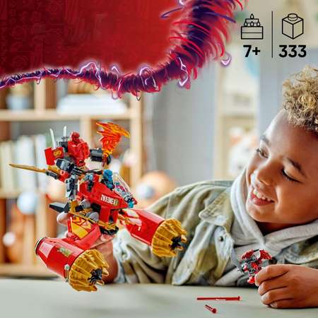 Конструктор LEGO NINJAGO Боевой робот Кая Всадник бури блочный