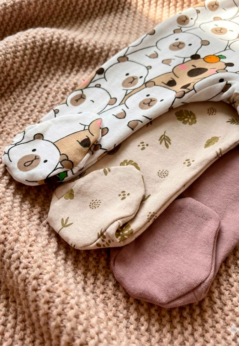 Ползунки 3 шт YOULALA 0553206002 - фото 4