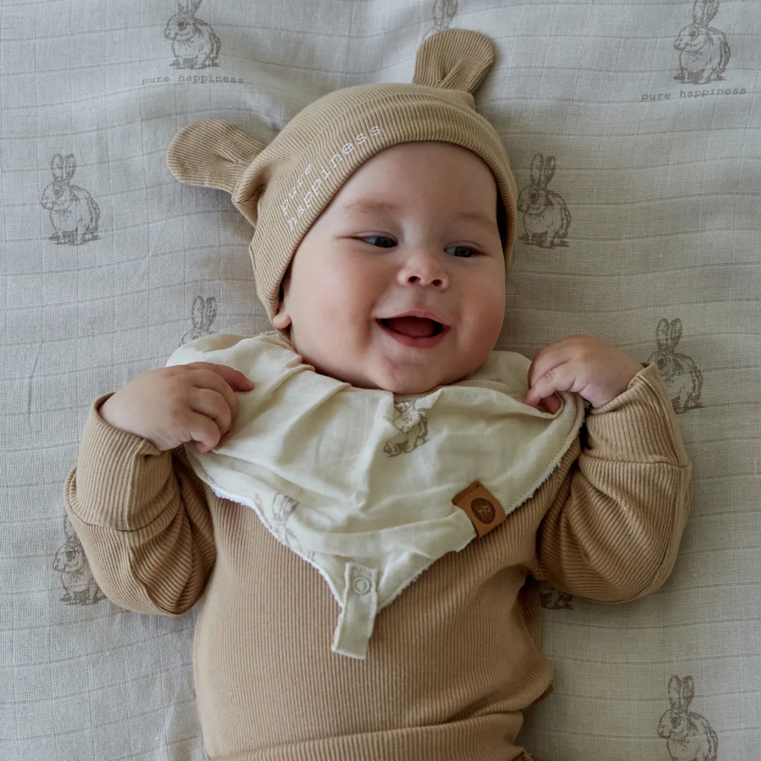 Нагрудник Happy Baby текстиль - фото 7