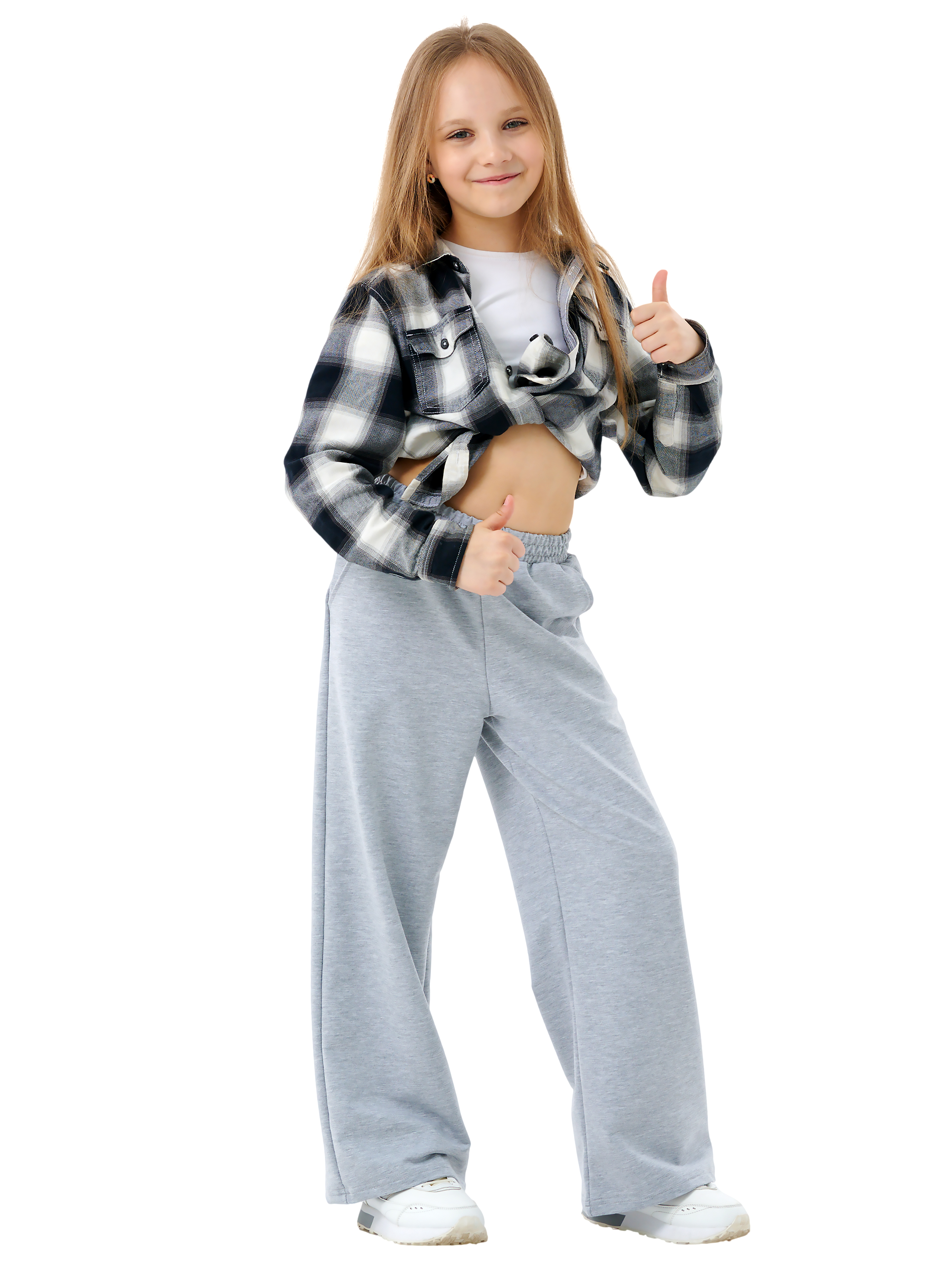 Брюки ДО-Детская Одежда 6304ФП/меланж - фото 11