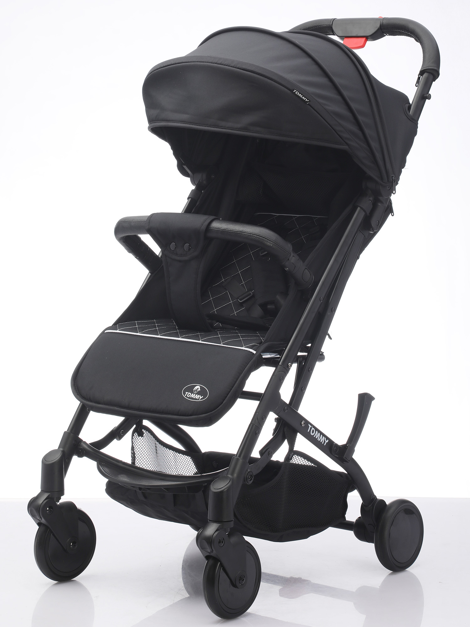 Коляска прогулочная TOMMY Trip черный - фото 2