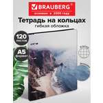 Тетрадь со сменным блоком Brauberg клетка 120 лист.