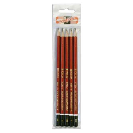 Карандаши чернографитные Koh-I-Noor 5 шт.