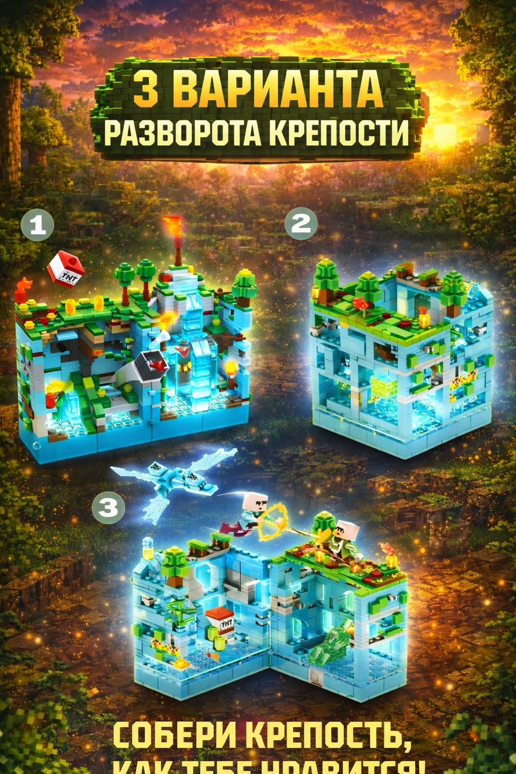 Конструктор BalaToys Mimccraft 503 дет. - фото 2