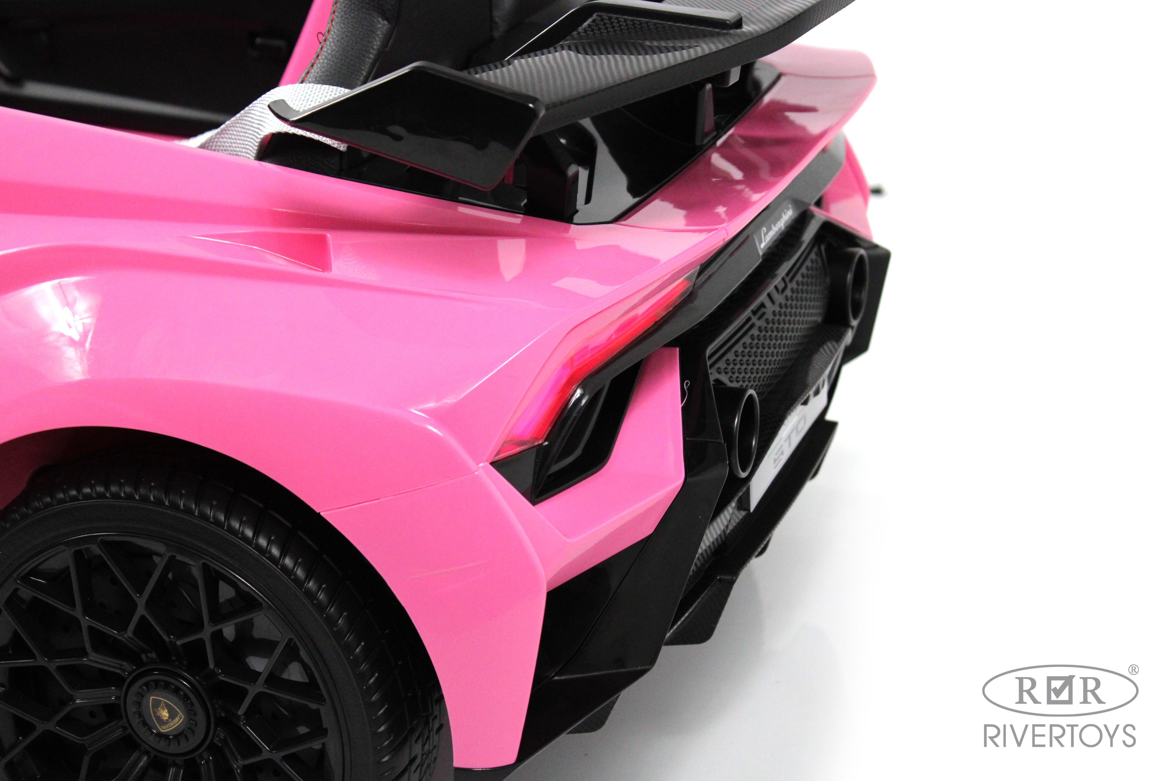 Электромобиль RIVERTOYS Lamborghini E888EE-PINK С пультом ДУ - фото 16