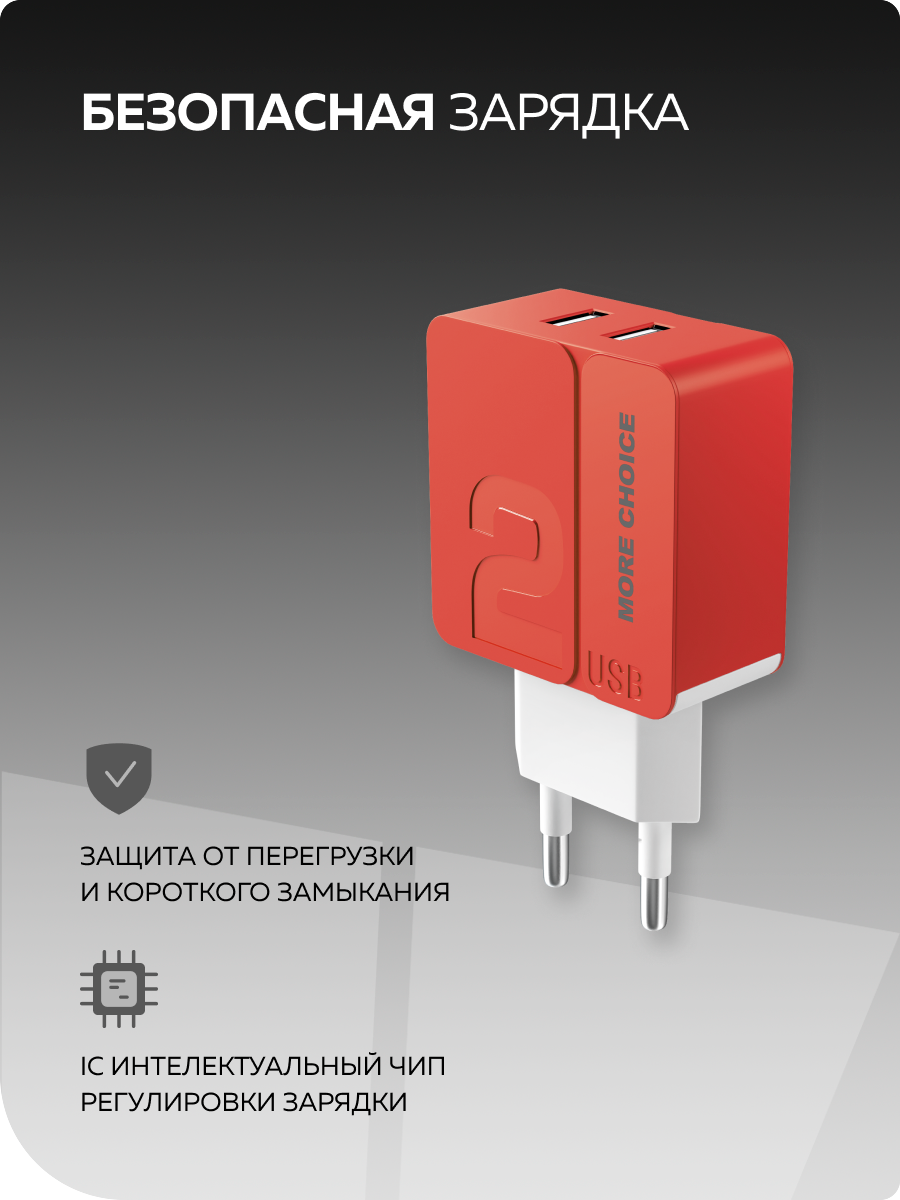 Сетевое зарядное устройство More Choice NC46i - фото 1