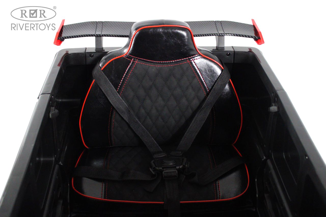 Электромобиль RIVERTOYS Mercedes Z777ZZ-BLACK С пультом ДУ - фото 10