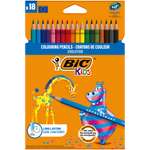 Карандаши цветные BIC Kids 18 шт.