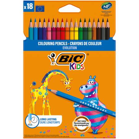 Карандаши цветные BIC Kids 18 шт.