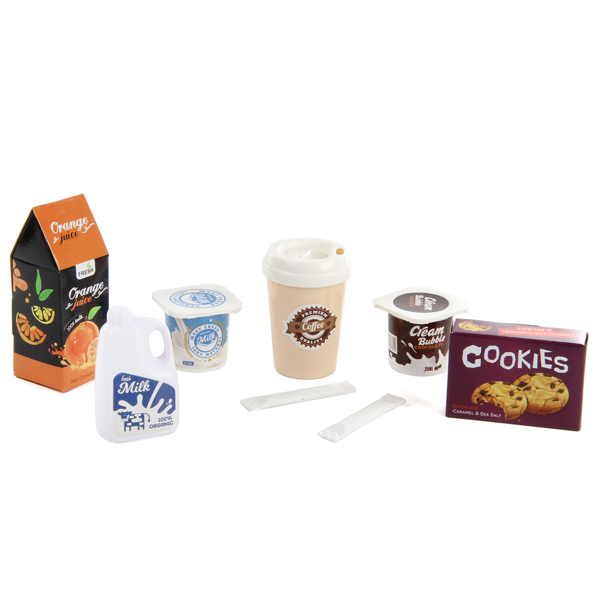 Игровой набор Veld Co тележки и корзинки, прилавок, касса, продукты - фото 18
