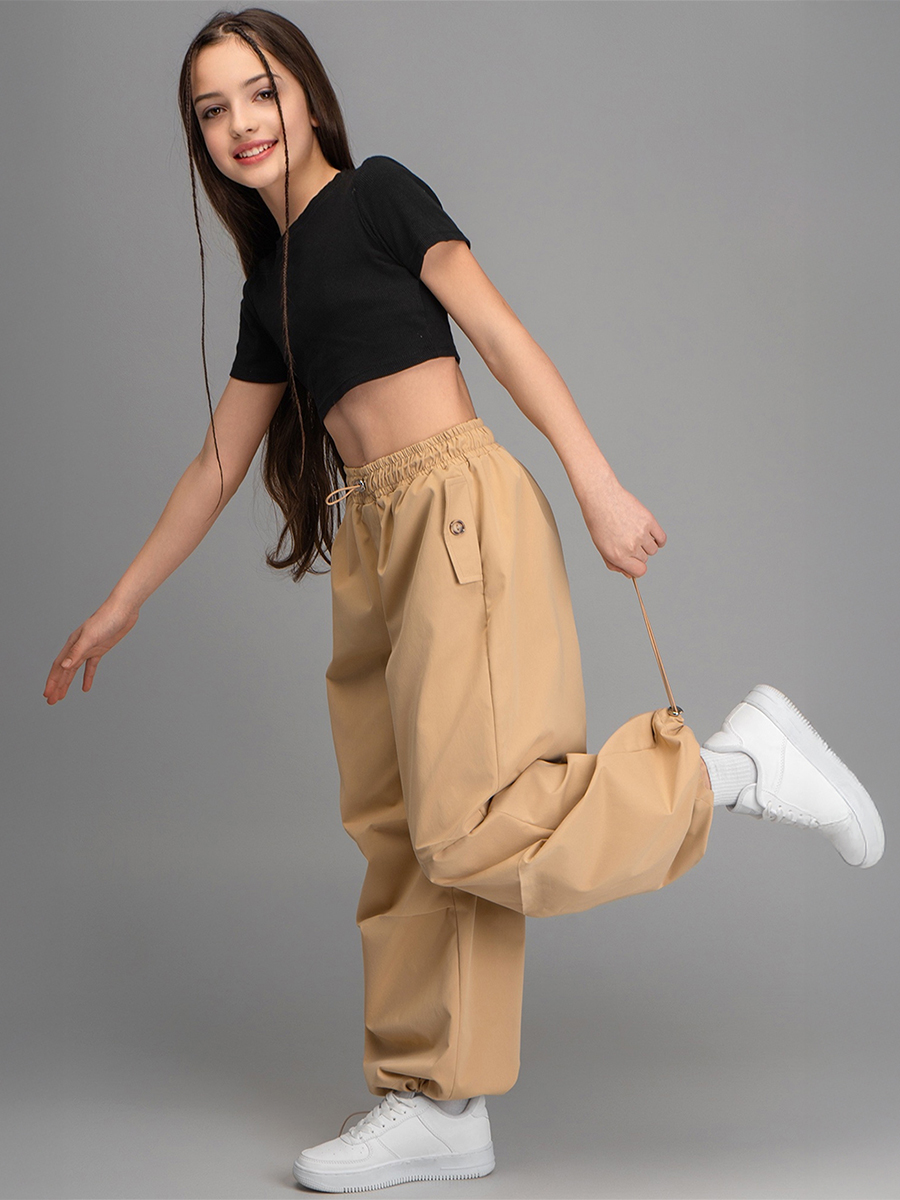 Брюки HappyFox HFI4514бежевый - фото 5