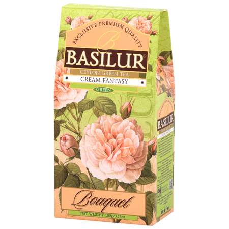Чай зеленый Basilur Букет «‎Кремовая фантазия‎» 100 г