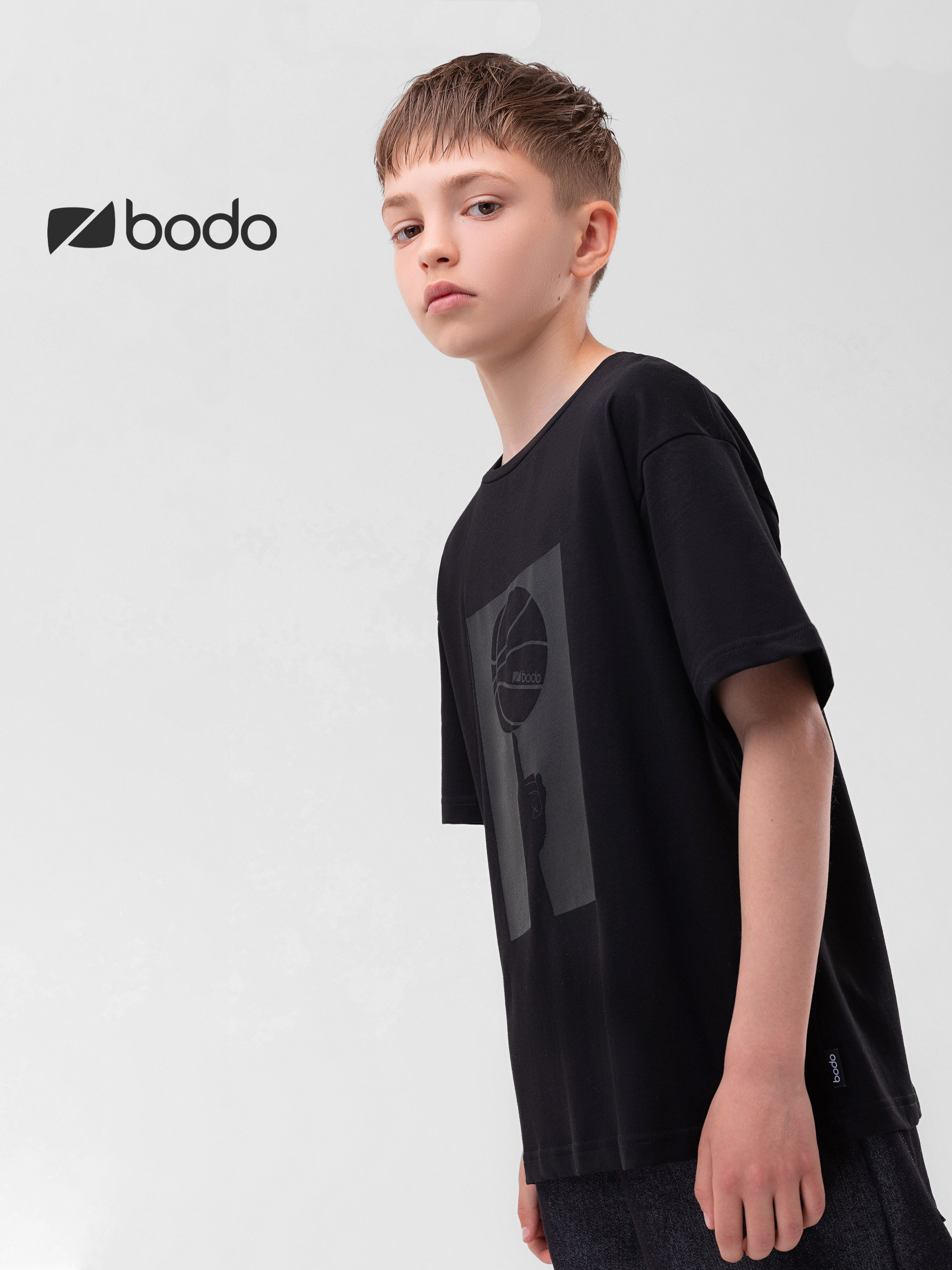 Футболка Bodo 36-152MU_черный - фото 3