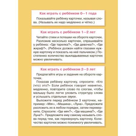 Карточки для умного развития ИД Литера Мои первые слова. 0+