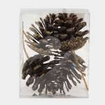 Набор ёлочных украшений ё Шишки в ассортименте 4шт